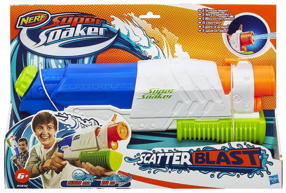 Nerf super deals soaker scatter blast