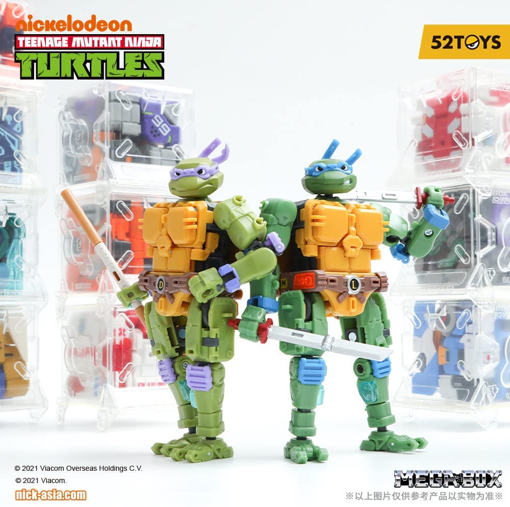 52Toys Megabox MB-21+ MB-20 Teenage Mutant Ninja Turtles Leonardo