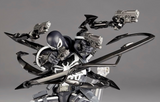 Kaiyodo Revoltech Amazing Yamaguchi Agent Venom Total Height Approx. 6.7 inches (170 mm), Non-Scale, PVC & ABS, Pre-Painted Action Figure