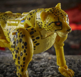 Transformers Toys Generations War for Cybertron: Kingdom Deluxe WFC-K4 Cheetor Action Figure - Kids Ages 8 and Up, 5.5-inch