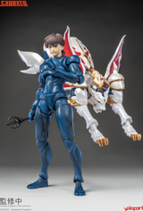 Doyusha Tenku Senki Shurat AMK PRO X Series Shuraoh Schlat, Total Height Approx. 7.1 inches (180 mm), Painted Plastic Model (People)