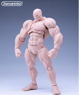 Romankey Big Guy UMS003 1/12 Scale PVC & POM & PA Action Figure, Male Body, White