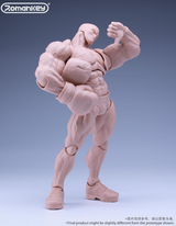 Romankey Big Guy UMS003 1/12 Scale PVC & POM & PA Action Figure, Male Body, White