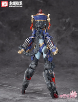 Wakami-Line Medota no Reverberation Kyonshi Kuren 1/10 Scale, Approx. 7.3 inches (185 mm), ABS/PS/Cloth Assembly Type Plastic Kit