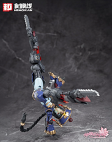 Wakami-Line Medota no Reverberation Kyonshi Kuren 1/10 Scale, Approx. 7.3 inches (185 mm), ABS/PS/Cloth Assembly Type Plastic Kit