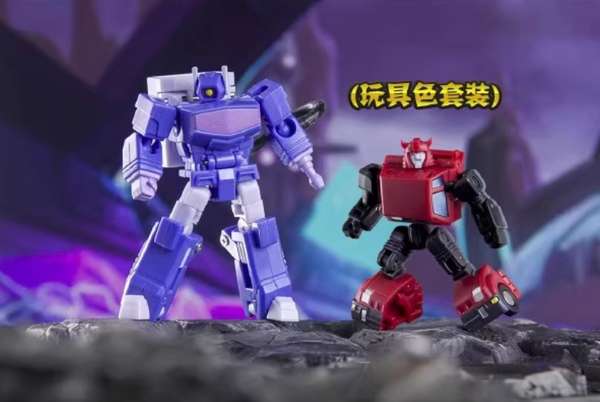 Dr.Wu & Mechanic Studio DW-E37 Leap Cliffjumper & DW-E38 Pulse Gun Shockwave Comic Version Set of 2