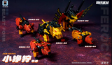 [Only US Buyer] JiGuangMao Toy Steel Kiddy Party JGM-SKP01 Mini-Ferocy Predaking Set of 5