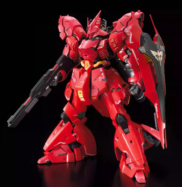 Bandai Spirits RG Mobile Suit Gundam Char's Counterattack Sazabi, 1/144 Scale, Color-Coded Plastic Model