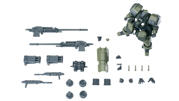SHEIK MAINLAND ULTRA ACTION TROOPER Series Artillery ZAROV Scale ABS & POM Plastic Model Kit (Green)