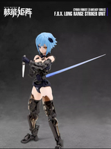 NUKE MATRIX FANTASY GIRLS 1 F.O.X Long Range Striker Unit 1/12 Scale Total Height Approx. 6.3 inches (160 mm) Color-Coded Plastic Model