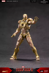 ZD Toys Iron Man 1/10 Scale Movie Hero MK21 Action Figure 1906-21