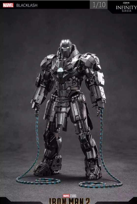 ZDTOYS 1/10 1915-02 Marvel IRON MAN 2 Blacklash Movable Toy