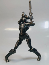 SHEIK MAINLAND 3 Min Project Series, 1/18 Scale, ABS Construction, Plastic Model Kit, Metallic Black