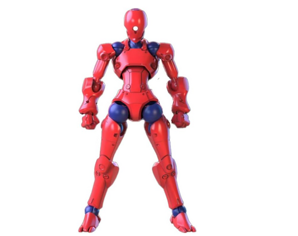 SHEIK MAINLAND 3 Min Project Series, 1/18 Scale, ABS Construction, Plastic Model Kit (Red)