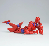 SHEIK MAINLAND 3 Min Project Series, 1/18 Scale, ABS Construction, Plastic Model Kit (Red)