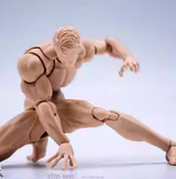 Wind Toys 1/12 Scale Super Movable Male Body for 6 inch Man Action Figure Yellow Skin