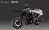 YUBOWENCHUANG 1/12 Scale Shako War Rider Goddess Model kit Motorcycle girl