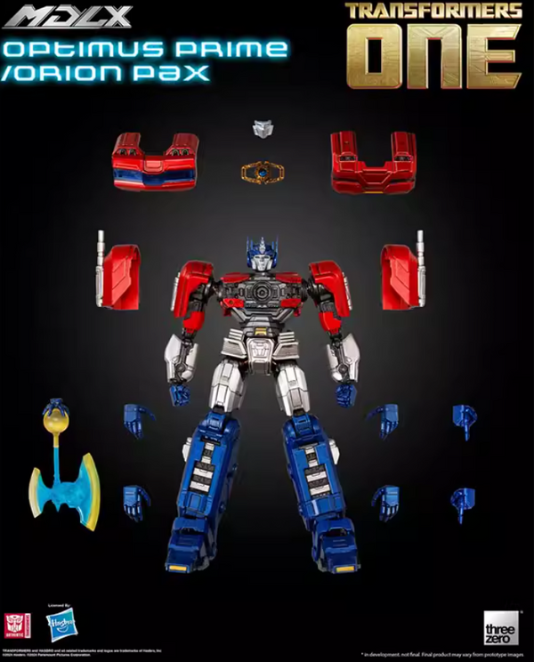 Threezero 3Z08410W0 MDLX Transformers One Optimus Prime ORION PAX