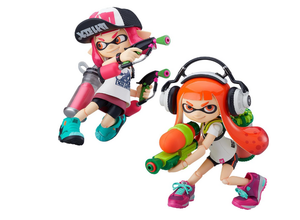 Good Smile Company Splatoon: Inkling Girls Figma Deluxe Action Figure Set