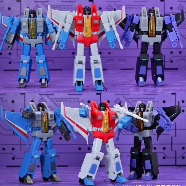 Galaxy Toys MINI12 Starscream & MINI13 Thundercracker & MINI14 Skywarp Set of 3