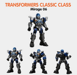 [ONLY US BUYER] BLOKEES Transformers Figure - Classic Class Mirage Action Figure - Transformers Toys, Superhero Toys, Building Model Kit