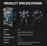 [ONLY US BUYER] BLOKEES Transformers Figure - Classic Class Mirage Action Figure - Transformers Toys, Superhero Toys, Building Model Kit