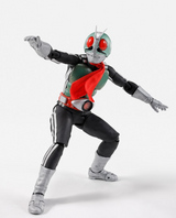 TAMASHII NATIONS S.H. Figuarts (True Bone Carving Manufacturing Method) Kamen Rider New Number 1 Glory of the Showa Riders Edition (First Limited Base Included) Approx. 5.7 inches (145 mm), PVC & ABS