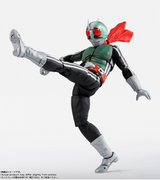 TAMASHII NATIONS S.H. Figuarts (True Bone Carving Manufacturing Method) Kamen Rider New Number 1 Glory of the Showa Riders Edition (First Limited Base Included) Approx. 5.7 inches (145 mm), PVC & ABS