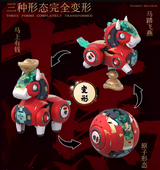 ‌AtomBox‌ Little Horse Lulu the Twelve Zodiac Animal Transforming Mecha Toys, Figurines, Trendy Toys, Ornaments, and Gifts