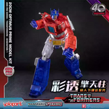 Yolopark AMK Pro Series Optimus Prime Pre-Assembled Model Kit Transparent version