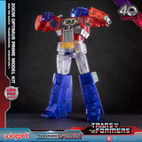 Yolopark AMK Pro Series Optimus Prime Pre-Assembled Model Kit Transparent version