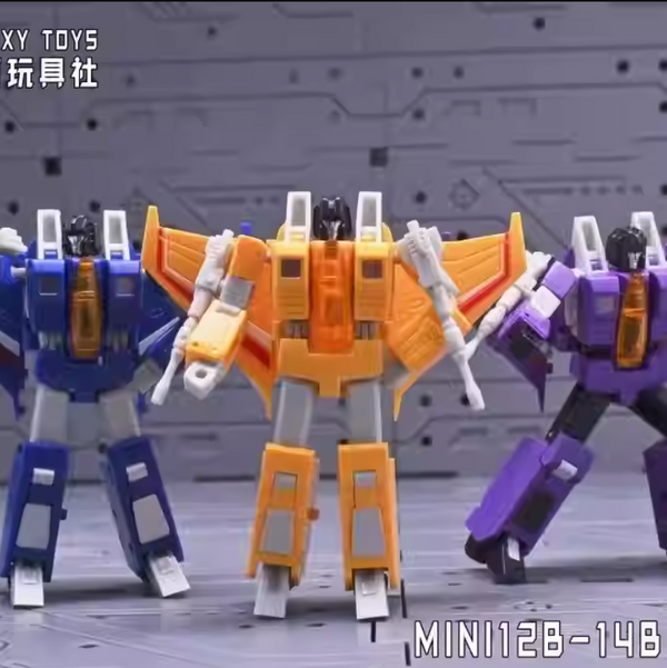Galaxy Toys MINI12B Sunstorm & MINI13B Bitstream & MINI14B Hotlink Set of 3