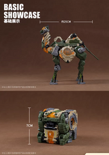 BEASTBOX 52TOYS BB-65 Oasis Deformation Toys Action Figure, Converting Toys in Mecha and Cube, Perfect Birthday Party Gift for Teens and Adults, Based on Camel