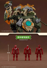 BEASTBOX 52TOYS BB-65 Oasis Deformation Toys Action Figure, Converting Toys in Mecha and Cube, Perfect Birthday Party Gift for Teens and Adults, Based on Camel