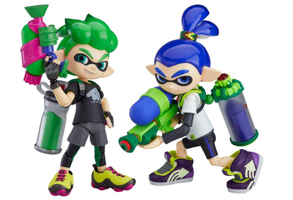 GOOD SMILE Company Splatoon2 Splatoon: Inkling Boys Figma Deluxe Action Figure Set