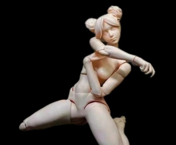 Romankey&Cowl 1/12 Action Figure Girl Body White Color