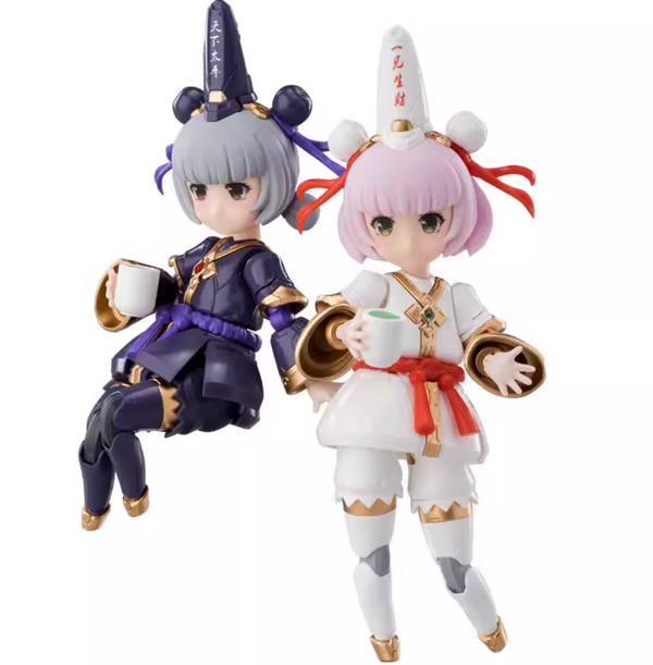 Eastern Model Heibai Wuchang Mecha Girls w/ Collection Cards Set of Two