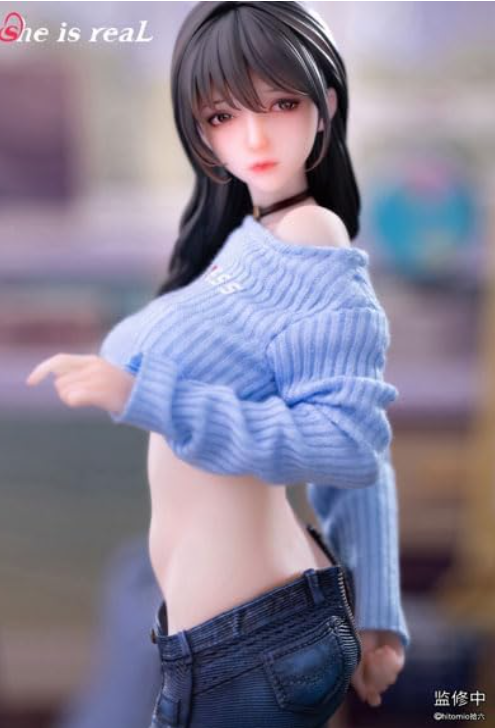 She is real Guitar Sister, 1/6 Complete Figure, Interchangeable Face Parts, Photo Card Included