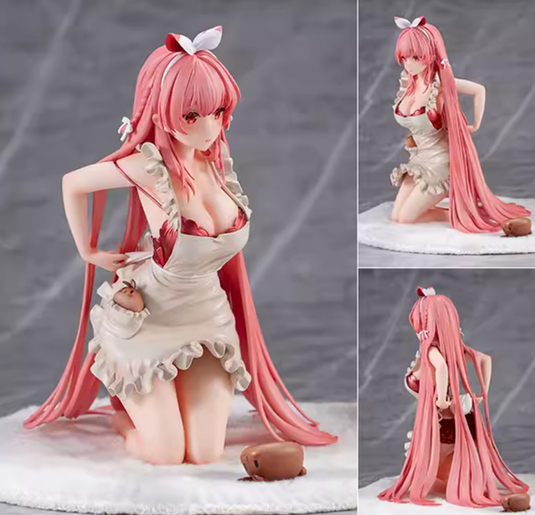 Animester 1/7 White Rabbit Rosu Apron Version