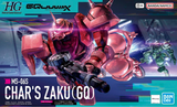 Bandai Hobby - Mobile Suit Gundam GQuuuuuuX - #11 Char's Zaku (GQ) HG 1/144 Model Kit