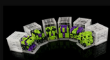Lucky Cat Micro Cosmos MC-02 Riki-Oh Devastator Set B