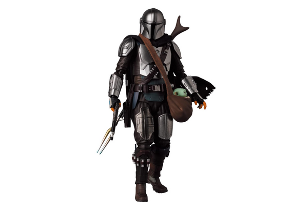 MEDICOM TOY MAFEX No.200 The Mandalorian Ver. 2.0, Total Height: Approx. 6.3 inches (160 mm), Non-scale, Painted Action Figure