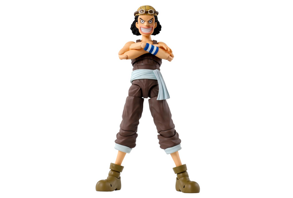 TAMASHII NATIONS S.H. Figuarts One Piece Usopp - Dawn of Adventure - Approx. 5.7 in (145 mm), PVC & ABS, Paintable Action Figure