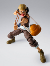 TAMASHII NATIONS S.H. Figuarts One Piece Usopp - Dawn of Adventure - Approx. 5.7 in (145 mm), PVC & ABS, Paintable Action Figure