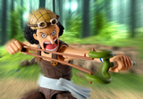 TAMASHII NATIONS S.H. Figuarts One Piece Usopp - Dawn of Adventure - Approx. 5.7 in (145 mm), PVC & ABS, Paintable Action Figure
