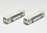 The Bus Collection Bath Colle Kyo Bus Goodbye Seisho 96MC Medium Long Car, Kyo Electric Railroad Bus Color, Set of 2 Diorama Supplies