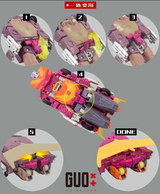 Upgrade Kit For Transformers SS86 Hot Rod (Only Upgrade Kit, No Toy)