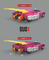 Upgrade Kit For Transformers SS86 Hot Rod (Only Upgrade Kit, No Toy)