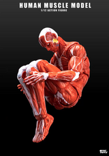 KEEPGOING 1/12 Human Muscle Model Super Movable Doll Red Color Version