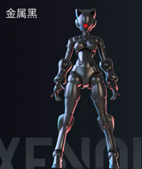 Sheik Mainland 1/18 3Min Project XenoDash Model Kits Two Per Box Metallic Black Ver.